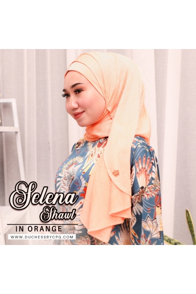 SELENA SHAWL - ORANGE